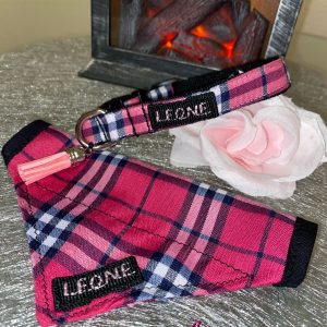 BANDANA TARTAN ROSE