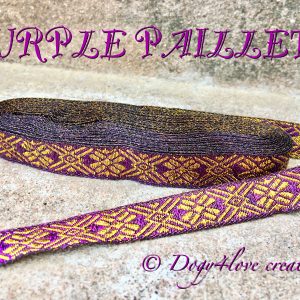 Laisse PURPLE PAILLETE