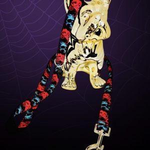 Laisse BLUE SKULL