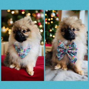 BANDANA ou NOEUD DE LUXE CHRISTMAS STITCH