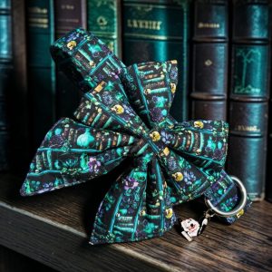BANDANA ou NOEUD DE LUXE WITCHS LIBRARY
