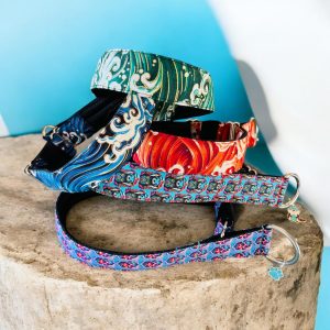 Collier martingale (tissu au choix)