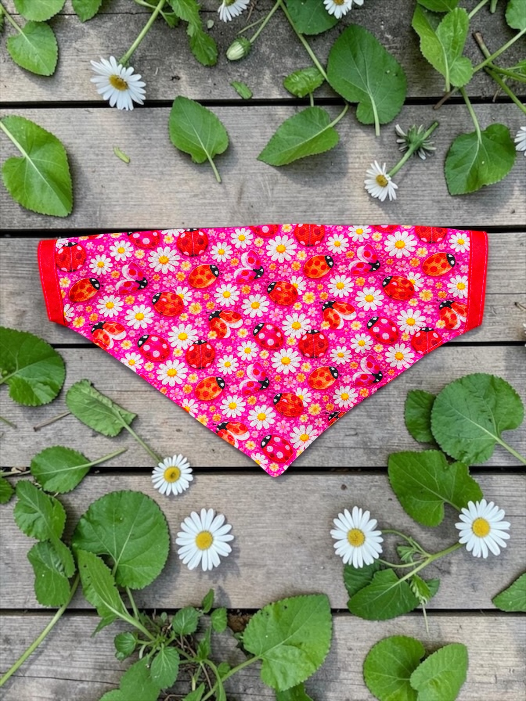 BANDANA ou NOEUD DE LUXE COCCINELLE – Image 6