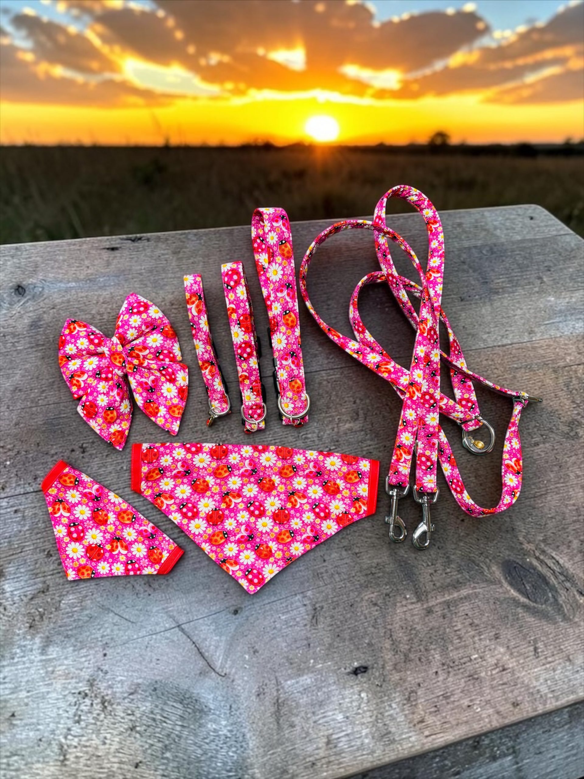 BANDANA ou NOEUD DE LUXE COCCINELLE – Image 5