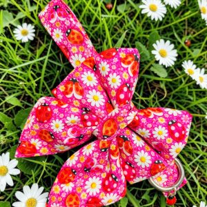 BANDANA ou NOEUD DE LUXE COCCINELLE