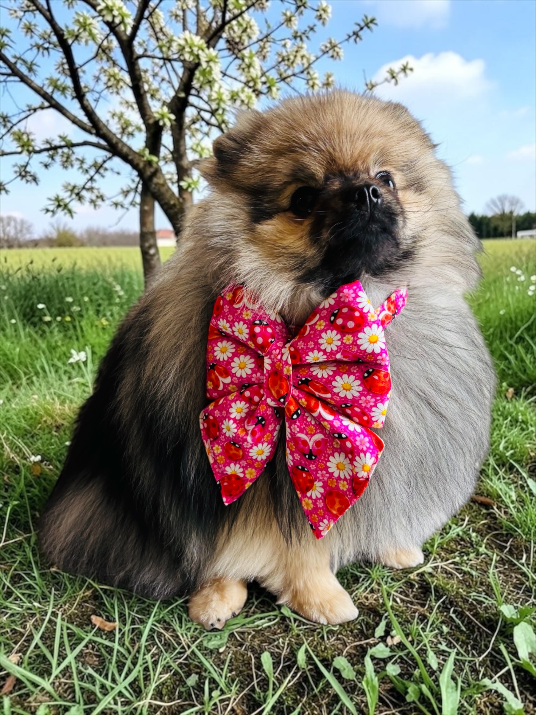 BANDANA ou NOEUD DE LUXE COCCINELLE – Image 7