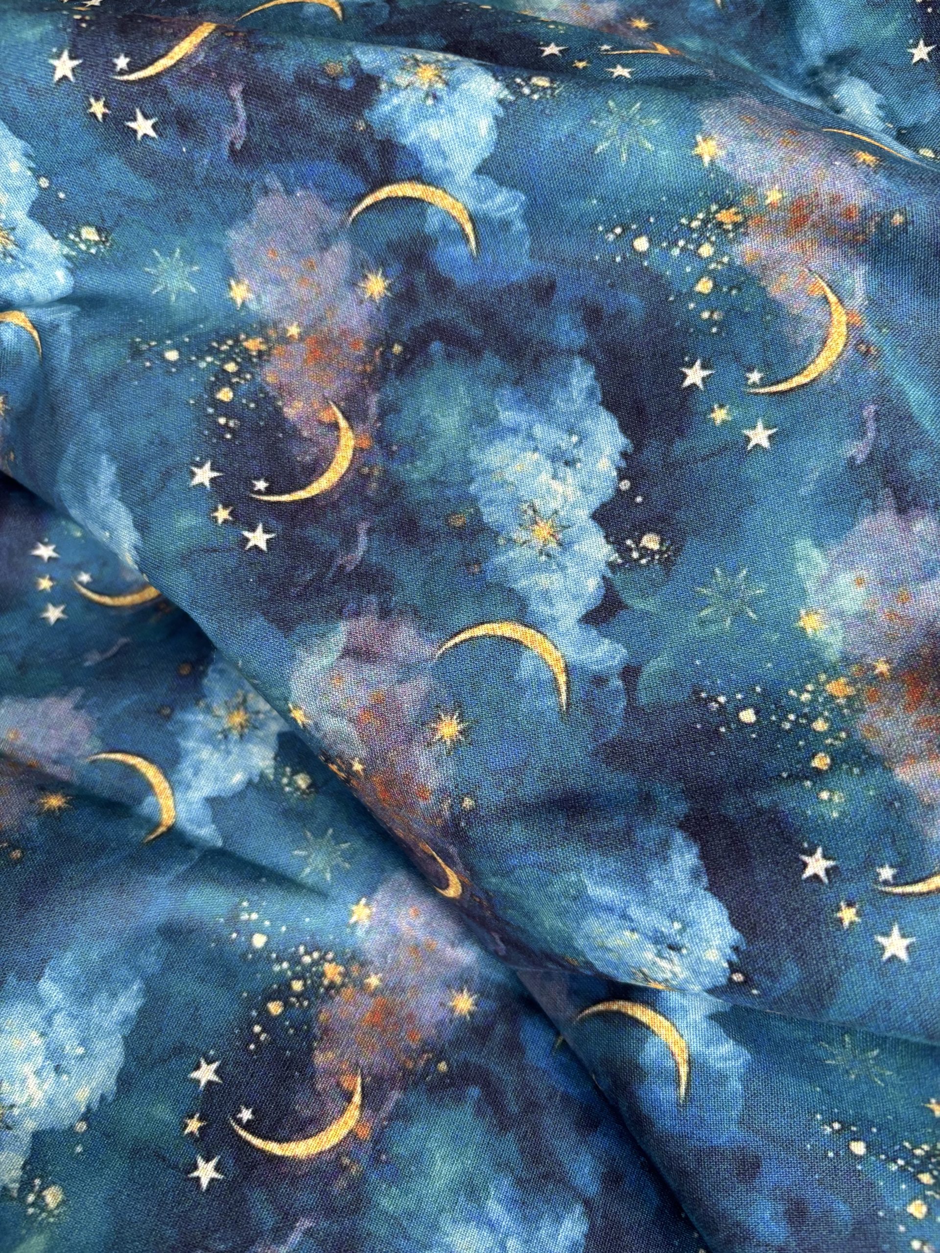 BANDANA ou NOEUD DE LUXE STAR MIDNIGHT